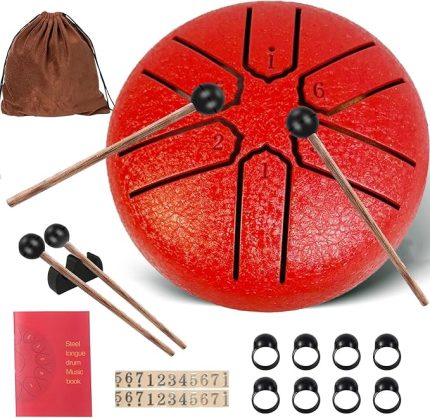 Davul, 6 Noten 3 inç, Çakra Yağmur Tamburu, Çelik Dil Tamburu Yağmur, Yağmur Müzik Davul, Yağmur Davul Dış Mekan, Yağmur Davul Bahçesi, Tokmaklı El Tavası, Perküsyon Enstrümanları (6 Ton 3 inç)