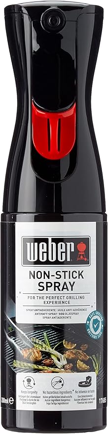 Yapışmaz sprey 200 ml, ızgara için yapışmaz sprey, geniş püskürtme alanlı sis spreyi, %100 doğal içerik maddeleri, ızgara ızgarasını yağlamak için (17685)