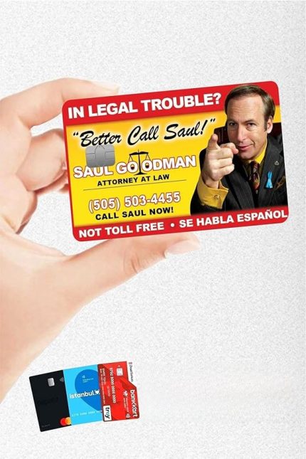 Major Selection Better Call Saul Kartvizit Kredi Kartı & Akbil Sticker Kaplama