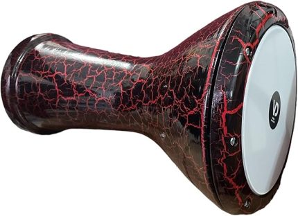 Darbuka/Doumbek Döküm Alüminyum - Tuning Lugs & Rmvble Head (8 ½ inç) (Çatlak Lav)