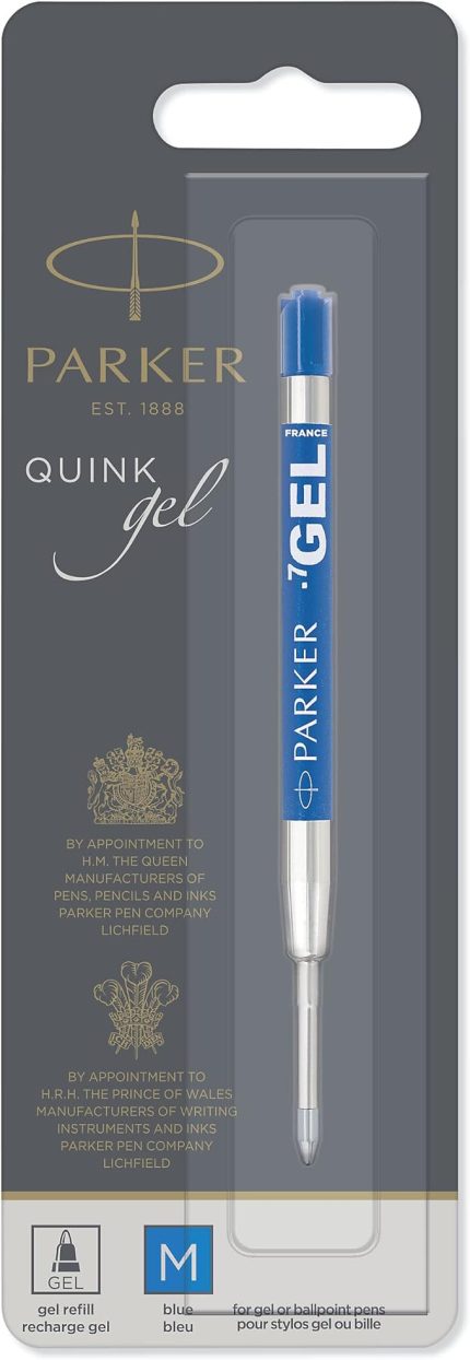 1950346 Jel Tükenmez Kalem Yedeği, Orta Kalınlıkta Uç, Mavi, gri