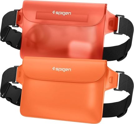 Aqua Shield WaterProof iPX8 Sertifikalı Su Geçirmez Bel Çantası (2 Adet) A620 Sunset Orange - AMP06021