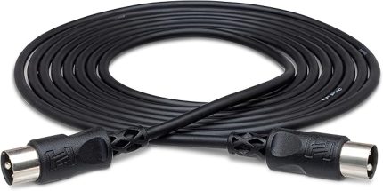 5-pin DIN (M) - 5-pin DIN (M) MIDI Kablosu 90 cm (MID-303BK)