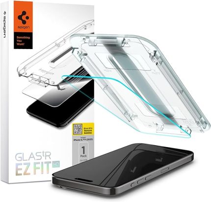 iPhone 15 Pro Max Cam Ekran Koruyucu Kolay Kurulum Glas.tR EZ Fit Slim HD (1 Adet) - AGL06878