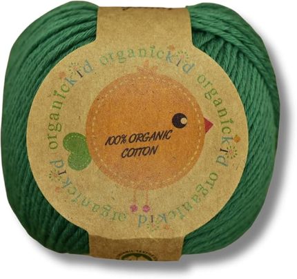 Organik Pamuk Amigurumi Punch 50 gr El Örgü Ipi Yeşil