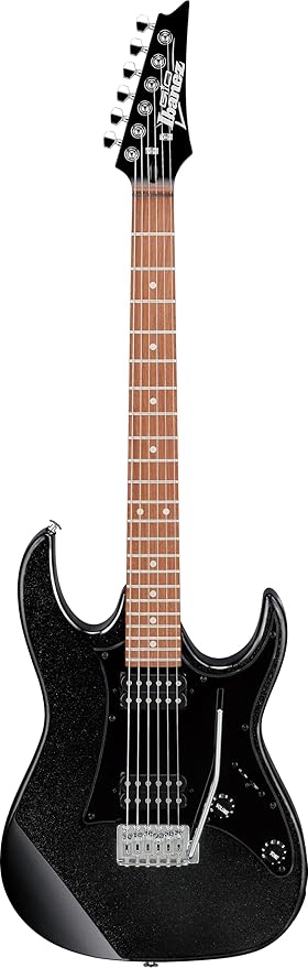 grx20-bkn gitarlar, gece siyahı, metal, modern