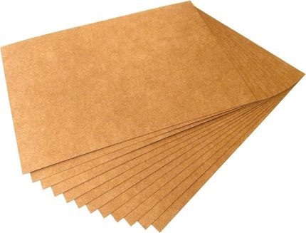 50 Yaprak Kraft Kağıt, 300 g/m², A4, mat, boş, Kartendruck-yaprak