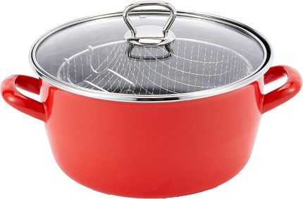 Fry Çıtır Kızartma Tenceresi 22 cm, Kırmızı