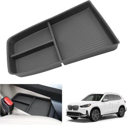 Yeni BMW X1 U11 iX1 / X2 U10 iX2 2023 2024 2025 orta konsol saklama kutusu, iX1 X1 U11 düzenleyici tepsi, alt orta konsol, TPE yumuşak kauçuk, X1 U11 aksesuar