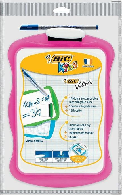 30x20 cm Mini Beyaz Yazı Tahtası + Tahta Kalemi + Silgi