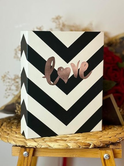 Fotoğraf Albümü 10x15cm 200 Fotoğraf Kapasiteli Üçgen Love Desenli Renkli Anı Albümü