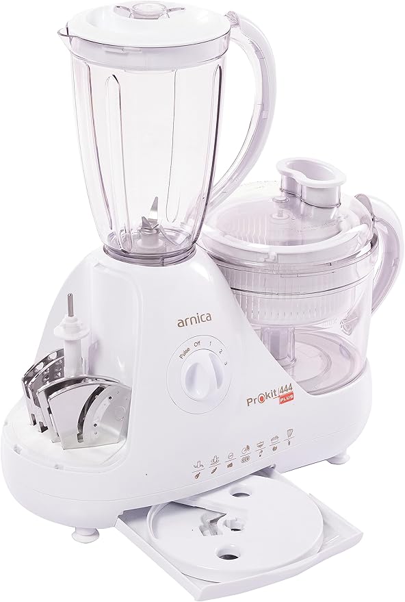 Prokit 444 Plus Beyaz Mutfak Robotu, 800 W, 1.5 L Hazne, Beyaz - Görsel 4