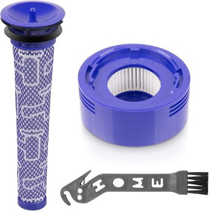Dyson V7, V8 Hayvan ve Mutlak Vakum ile Uyumlu V8 Filtreler, Parça # DY-96566101, DY-96747801 yerine geçer