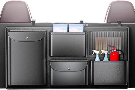 Bagaj Koltuğu Organizatörü için Bagaj Organizatörü | Su geçirmez koltuk arkası depolama çantası | Yol gezisi için çok katmanlı çok fonksiyonlu araba arka gövde organizatörü