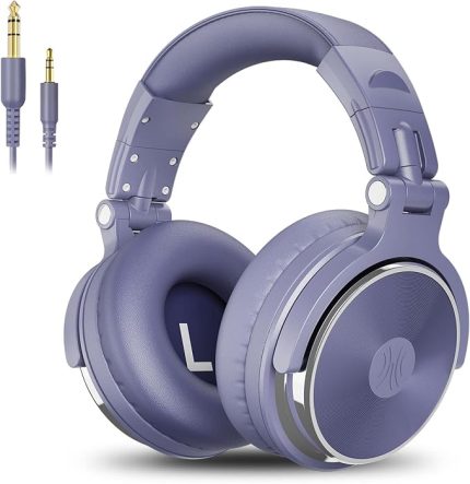 Pro10 Kulak Üstü Kablolu DJ Kulaklığı (Mor)