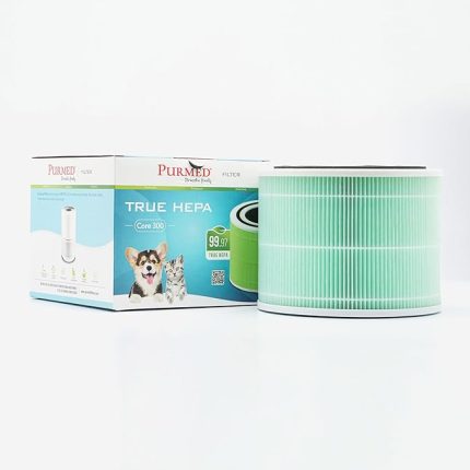 Levoit Core 300, Core 300S Air Purifier Uyumlu Hepa + Karbon Filtre - (Yeşil)