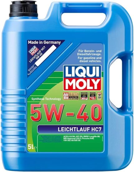 Moly Leichtlauf HC7 5W-40 5 l Otomotiv Bakım Ürünü