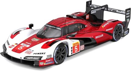 963 Le Mans #5 2023-1:24 ölçekli araba modeli, Porsche resmi lisansı, Tavsiye edilen yaş 3+ yaş