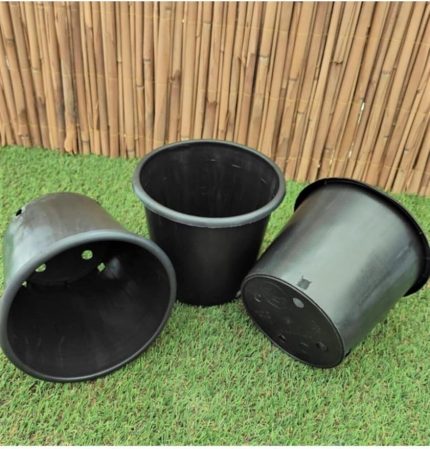 Üretim Saksısı 50 Adet 2,7 Lt 16X16 Cm Plastik Saksı Siyah Üretim Saksı Bitki Üretim Saksısı