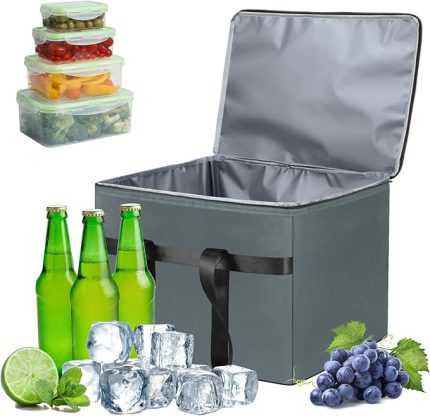 38 litre soğutucu çanta, katlanabilir, termal çanta, alışveriş çantası, soğutucu çanta, alışveriş çantası, 20 kg taşıma kapasitesi, yalıtımlı çanta, alışveriş çantası, piknik çantası, dış mekan