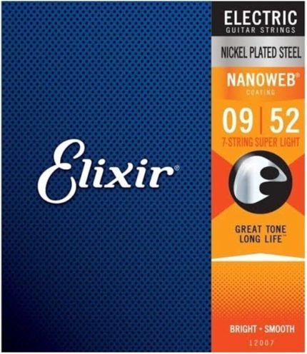 12007 Nanoweb Super Light 7 Telli Elektro Gitar Teli (9-52)