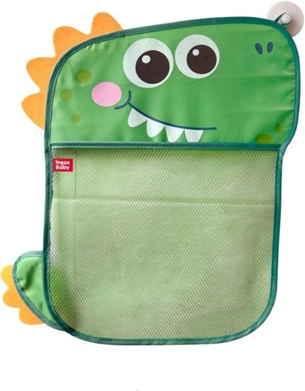 Küvet, oyuncak saklama ağı, 2 vantuzlu düzenleyici, banyo oyuncağı polyester file