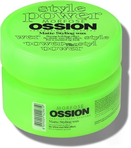 Ossion Matte Styling Wax Yeşil 100 ml