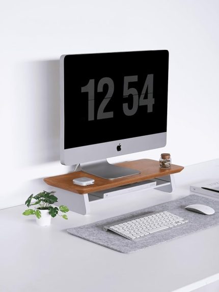 Wood Küçük Monitör Standı (Meşe)