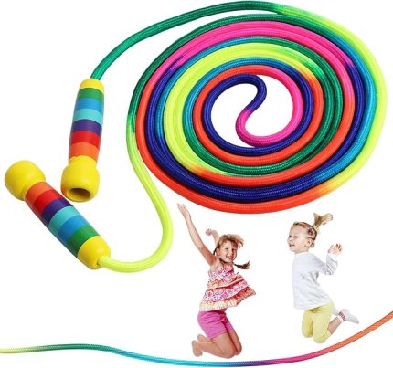 Atlama ipi, uzun, 5 m atlama ipi, çok oyunculu için, 5 metre ip atlama ipi, çocuklar ve yetişkinler için