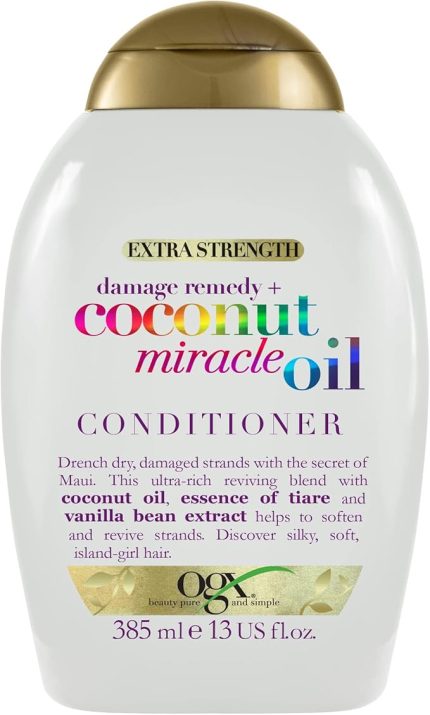 yıpranma karşıtı coconut miracle oil saç bakım kremi 385 ml