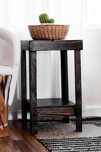 Ahşap Yan Sehpa, Küçük Başucu Sehpası (Expresso)