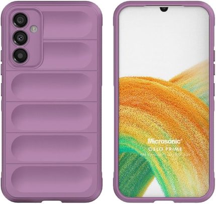 Samsung Galaxy A25 için Kılıf Oslo Prime Lila [Galaxy A25 ile Uyumlu Kılıf - Lila]
