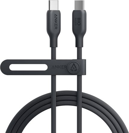 543 USB-C to USB-C 100W Şarj Destekli 1,8m Şarj Kablosu (Eco Friendly) - Siyah