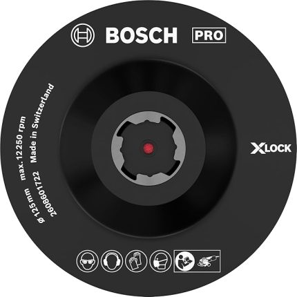Accessories Professional Destek Tabağı (cırt cırtlı, X-LOCK, Ø125 mm)