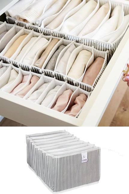 Çekmece İçi Düzenleyici Organizer (3 Adet Gri, Large)