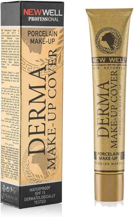 Well Derma Make-Up Cover Foundation - Gold 1 Paket (1 x 50 g)