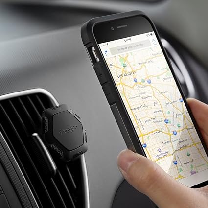 Air Vent Manyetik Araç içi Telefon Tutucu + 2 Adet Manyetik Plaka (Tüm Cihazlarla Uyumlu Araç Tutacağı) Kuel Rugged QS11 - 000CG20879 - Görsel 2