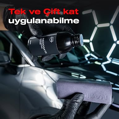 Neocoatx Araç Nano Seramik Kaplama Ve Boya Koruma-100 Ml-1 Yıl Etkili-5 Araca Kadar Kaplama, Oto Detailing Kiti, Araba Boya Bakımı, Hidrofobik Nano Koruma, Boya Parlatma - Görsel 4