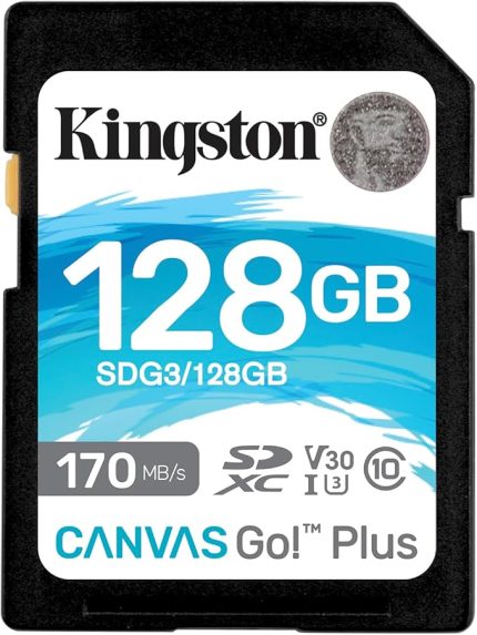Canvas Go! Plus 128GB SD Hafıza Kartı SDG3/128GB,UHS-I U3 V30 170MB/s / 90MB/s Okuma Yazma DLSR, 4K Video Kaydı Uyumlu