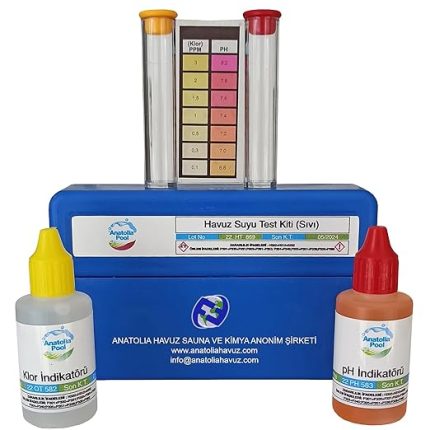 Pool Havuz Suyu Test Kiti Sıvılı Kutulu (Pool Water Test Kits Liquid)