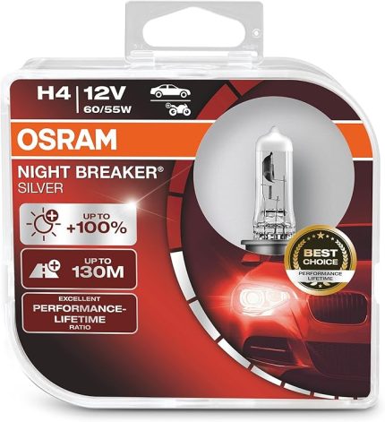 Night Breaker Silver H4 Ampul 64193NBS +100% Fazla Işık