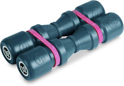 Latin Percussion LP441M Shaker Duoshake 6,5 inç (16,5 cm), 2'li set, plastik gri, orta ses seviyesi