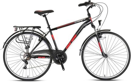 CRAFT - 28" CITY - 18,5' - 21 Vites - V.B. - Siyah-Kırmızı