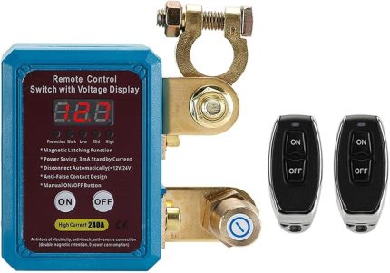 12 V 24 V Evrensel Araba Akü Ayırıcı Araba Akü Ayırıcı Anahtarı Sızıntı Önleyici Hassas Sızıntı Algılama Fonksiyonlu Alı Çalışma Kontrol Ayırıcı