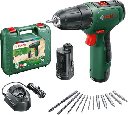 Akülü Vidalama EasyDrill 1200 (2 Adet 12 Volt Akü, Taşıma Çantası İçinde)