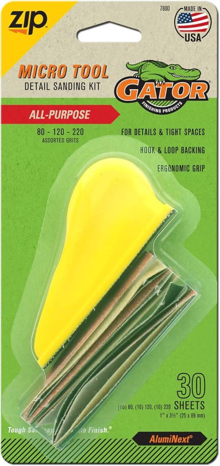 FINISHING PRODUCTS MicroZip zımpara seti, farklı tanecikli