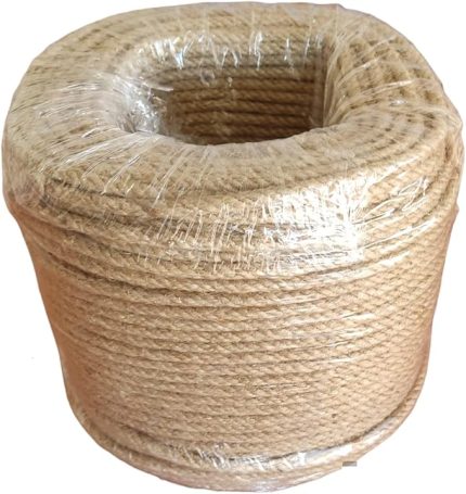 İpi Hasır ipi Kırnap İpi Kendir İpi Keten İpi - Süsleme Hobi El İşi Jüt ip Hasır İp (10 mm, metre, 20)