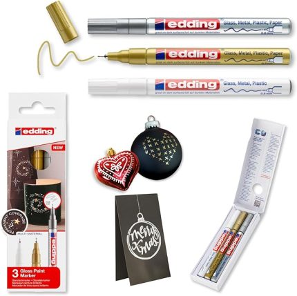 780 hobi sanat kalemi 3'lü set metalik karışık