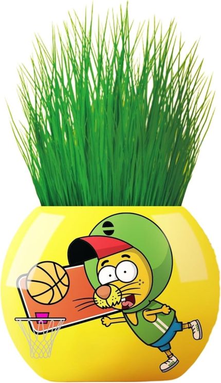 Kral Şakir Temalı Çim Adam 6'lı Set – Çocuklar İçin Eğitici ve Eğlenceli Bitki Yetiştirme Kiti