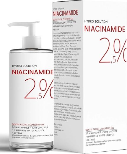 HYDRO SOLUTION%2 Niacinamide +%0,5 Zinc PCA Temizleme Jeli 200 ML